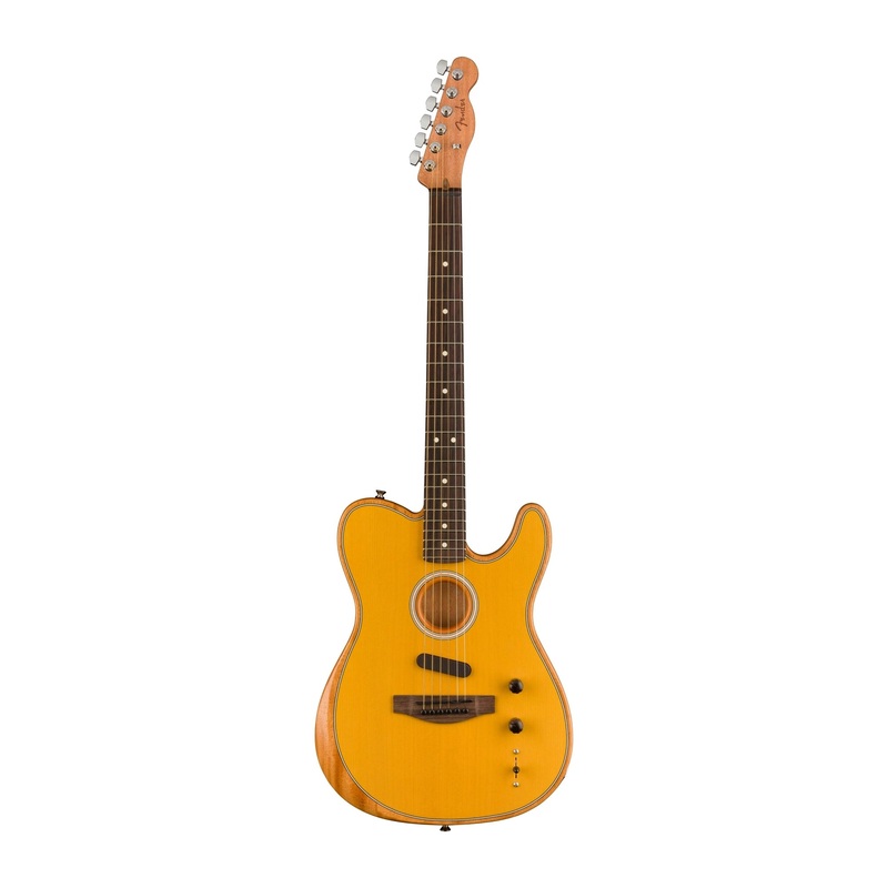 Fender Acoustasonic Player Telecaster Acoustic-Electric Guitar – Butterscotch Blonde