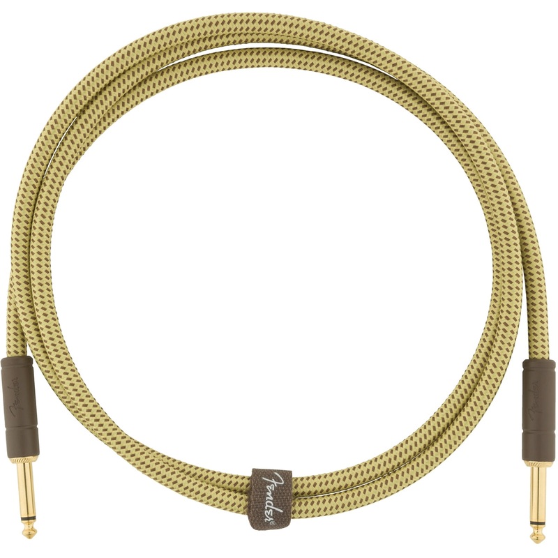 Fender Deluxe Series 5′ Instrument Cable – Tweed