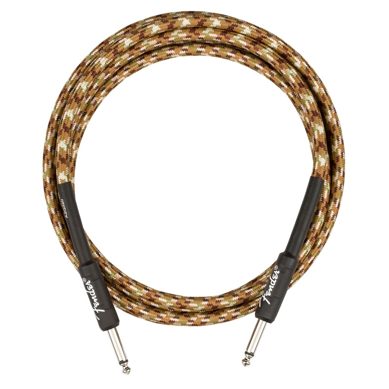 Fender Professional Series 10′ Instrument Cable – Desert Camo