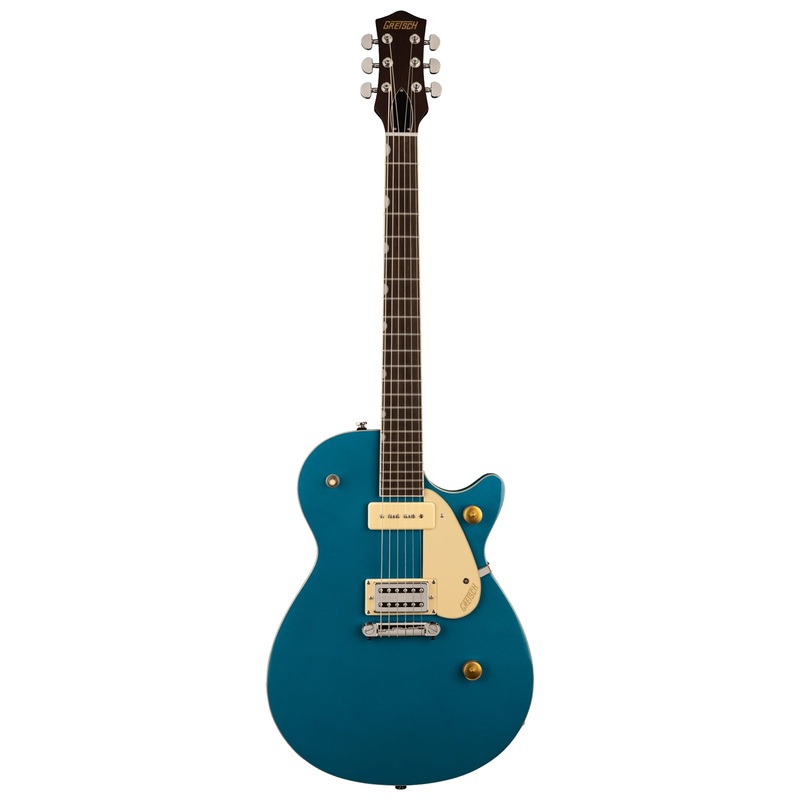 Gretsch G2215-P90 Streamliner Junior Jet Club P90 Electric Guitar – Ocean Turquoise