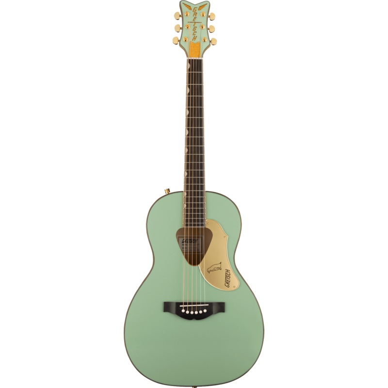 Gretsch G5021E Rancher Penguin Parlor Acoustic Electric Guitar – Mint Metallic