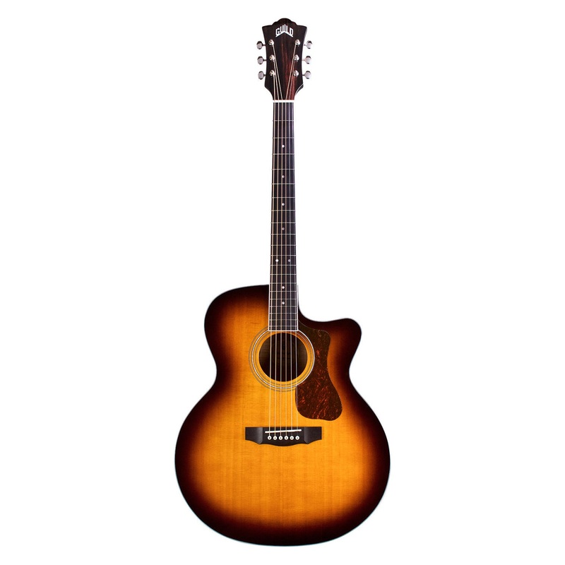 Guild F-250CE Deluxe Acoustic Electric Guitar – Antique Burst