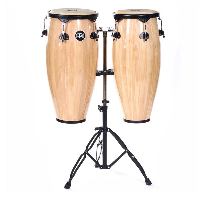Meinl Conga Set MC82 11 & 12 w/ Tripod Stand – Natural