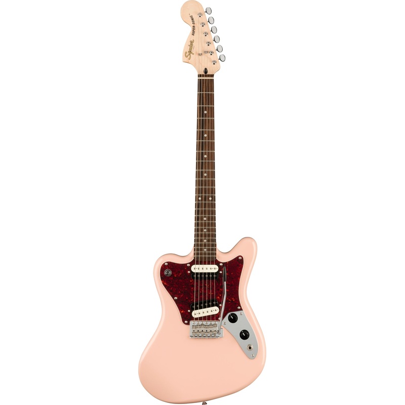 Squier Paranormal Super-Sonic Electric Guitar – Shell Pink