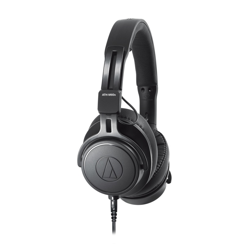 Audio Technica ATH-M60X Closed Back On Ear Studio Monitoring Headphones