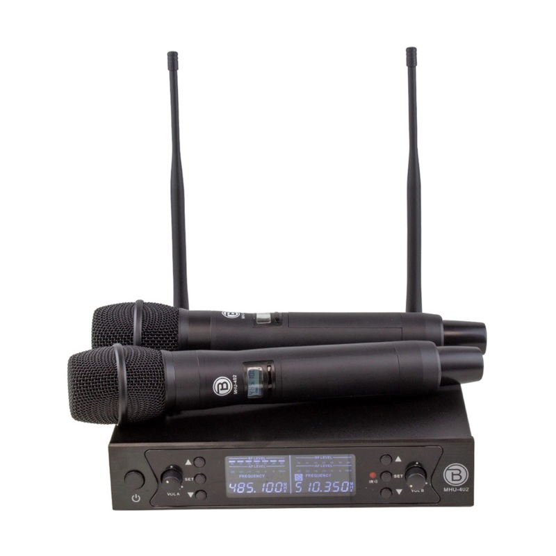 Blastking Dual Handheld UHF DSP Wireless Microphone System  MHU-402