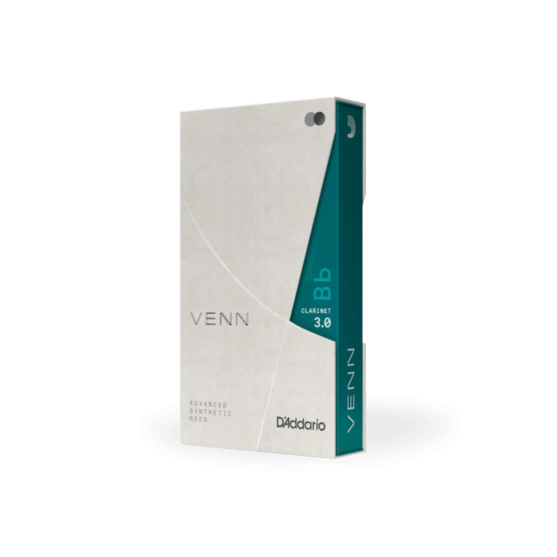 D’Addario VBB0130G2 Venn Bb Clarinet Reed – 3.0