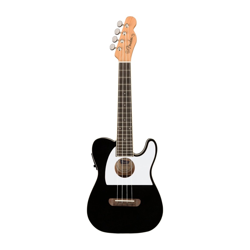 Fender Fullerton Tele Ukelele Concert With Telecaster Body – Black
