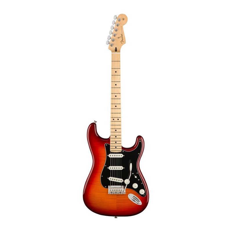 Fender Player Stratocaster Plus Top Electric Guitar – Aged Cherry