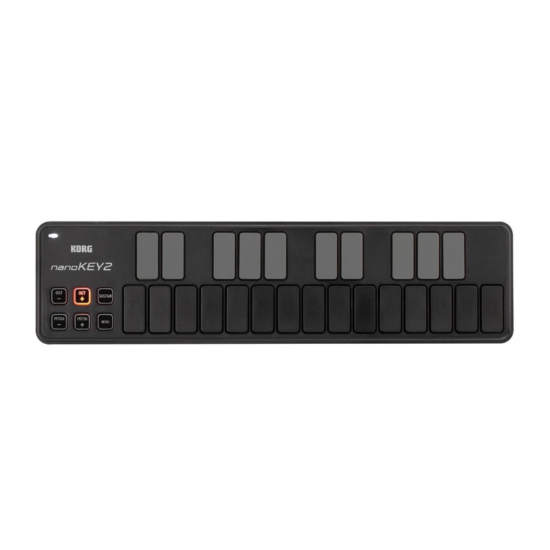 Korg Nanokey2 Slim-Line Usb Keyboard Controller – Black B-Stock