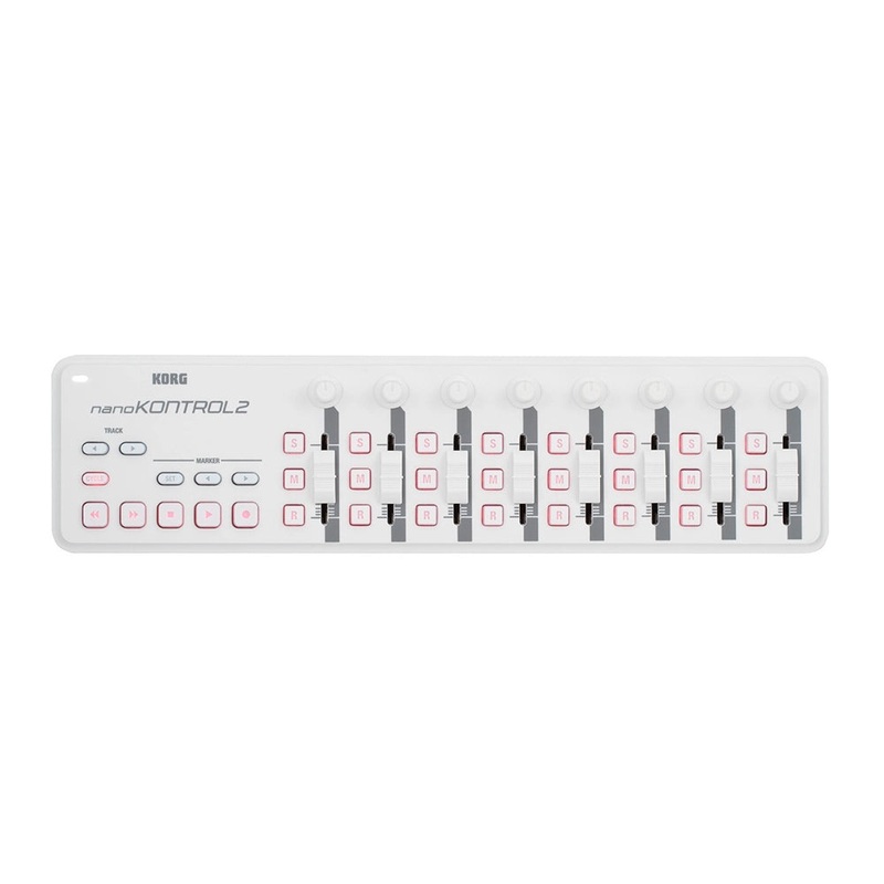 Korg NanoKontrol 2 Slim-Line USB MIDI Controller – White