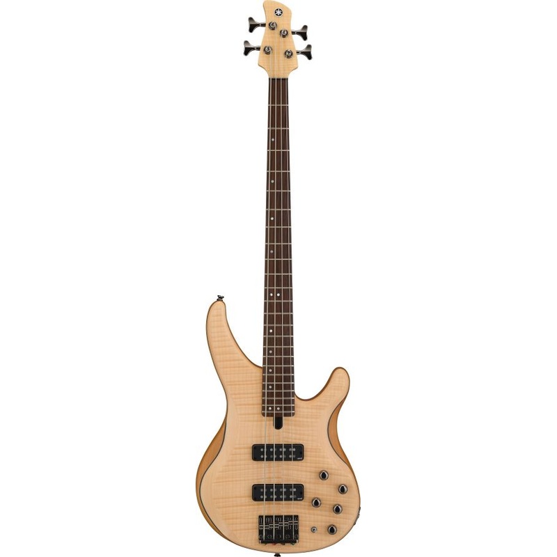 Yamaha TRBX604FM 4-String Electric Bass Guitar In Natural Satin Finish