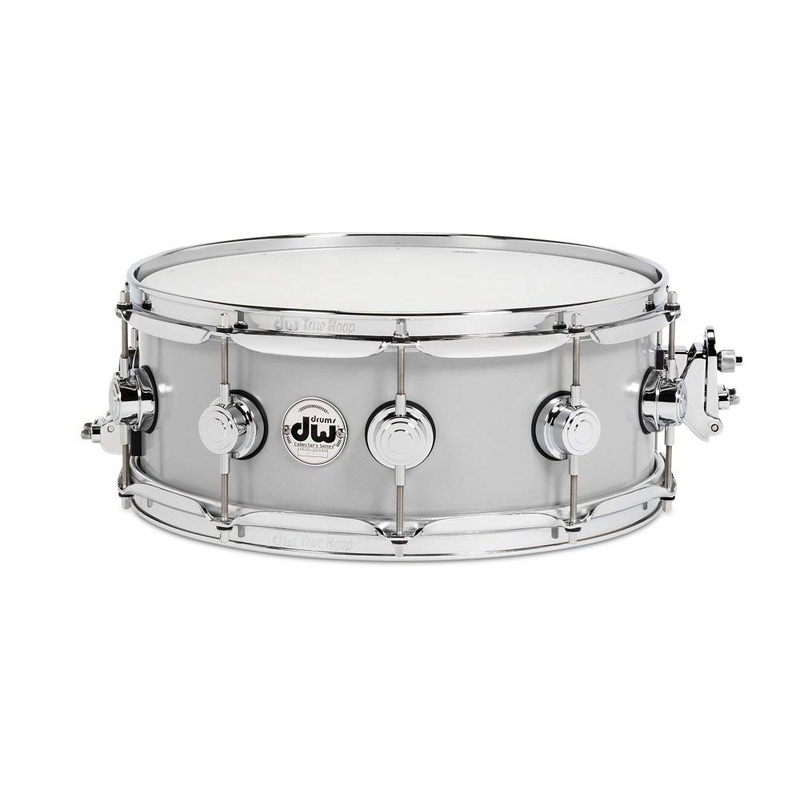 DW Collector’s Series 5.5 x 14 Rolled Aluminum Snare Drum with Chrome Hardware