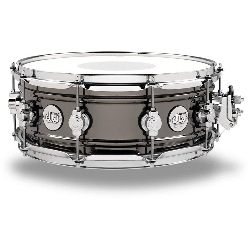 DW Design Series Black Nickel over Brass Snare Drum 14×5.5-Inches