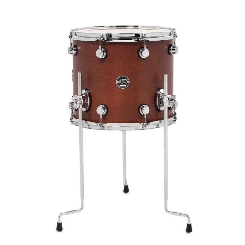 DW DRPS1214LTTB 12 X 14 Performance Series Floor Tom In Tobacco Stain