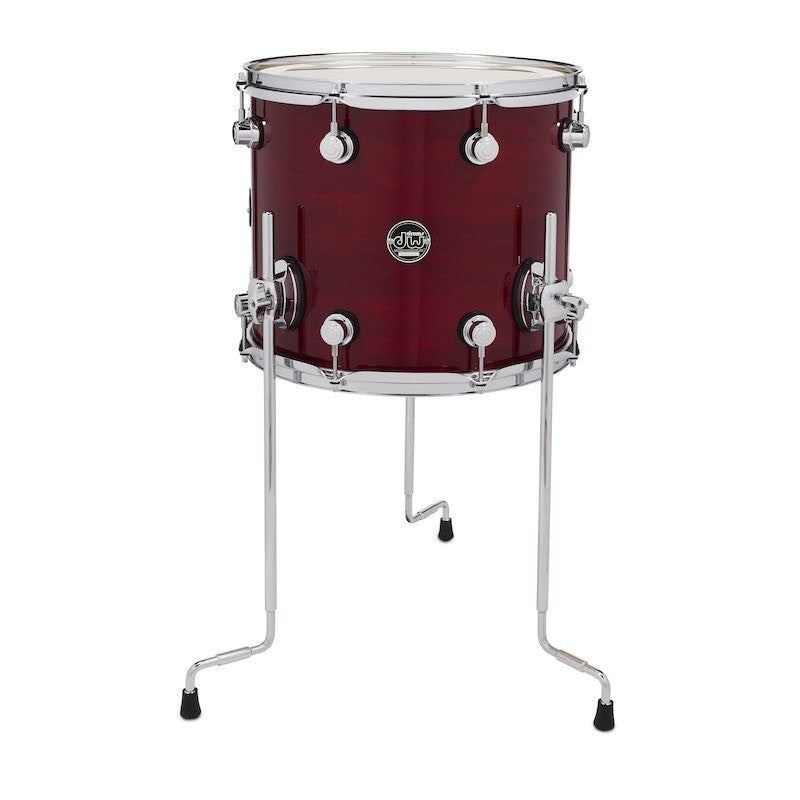 DW Performance Series Floor Tom – 12 x 14 inch – Cherry Stain Lacquer