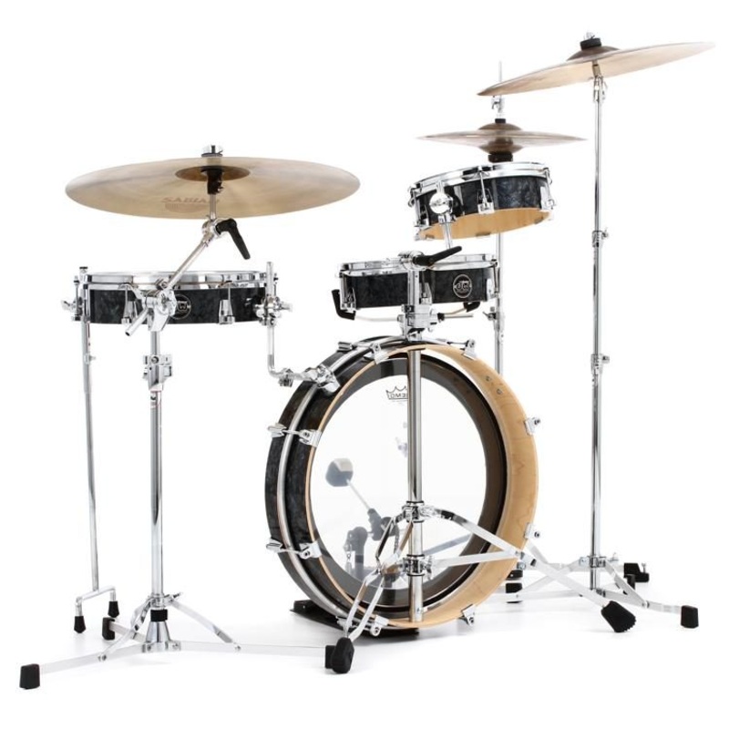 DW Performance Series Low Pro 4-piece Shell Pack – Black Diamond Finish Ply