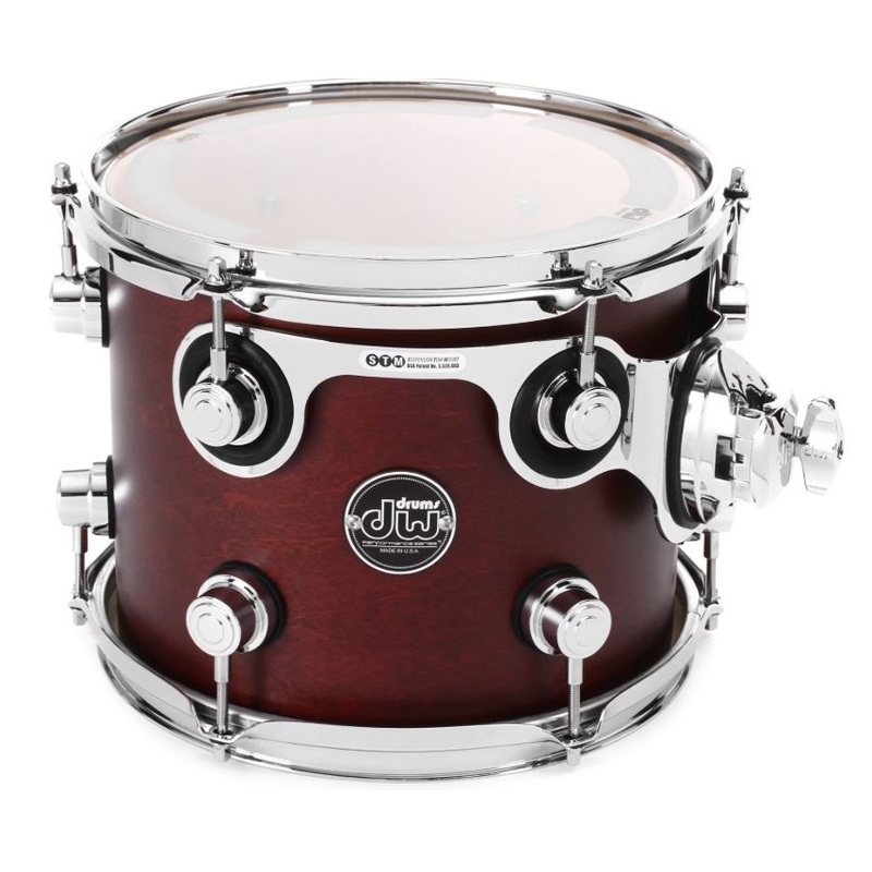 DW Performance Series Mounted Tom – 8 x 10 Tobacco Satin Oil