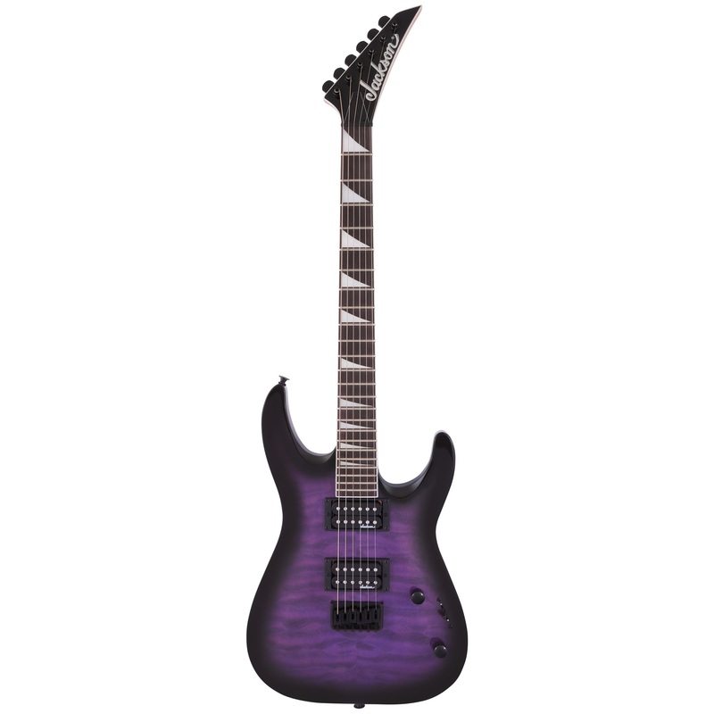 Jackson JS Series Dinky Arch Top JS32Q Electric Guitar – Transparent Purple Burst