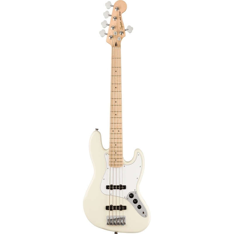 Squier Affinity Series Jazz 5-String Electric Bass – Olympic White
