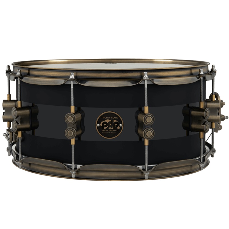 PDP 6.5 X 14 20th Anniversary Snare – Plated Antique Bronze Hardware