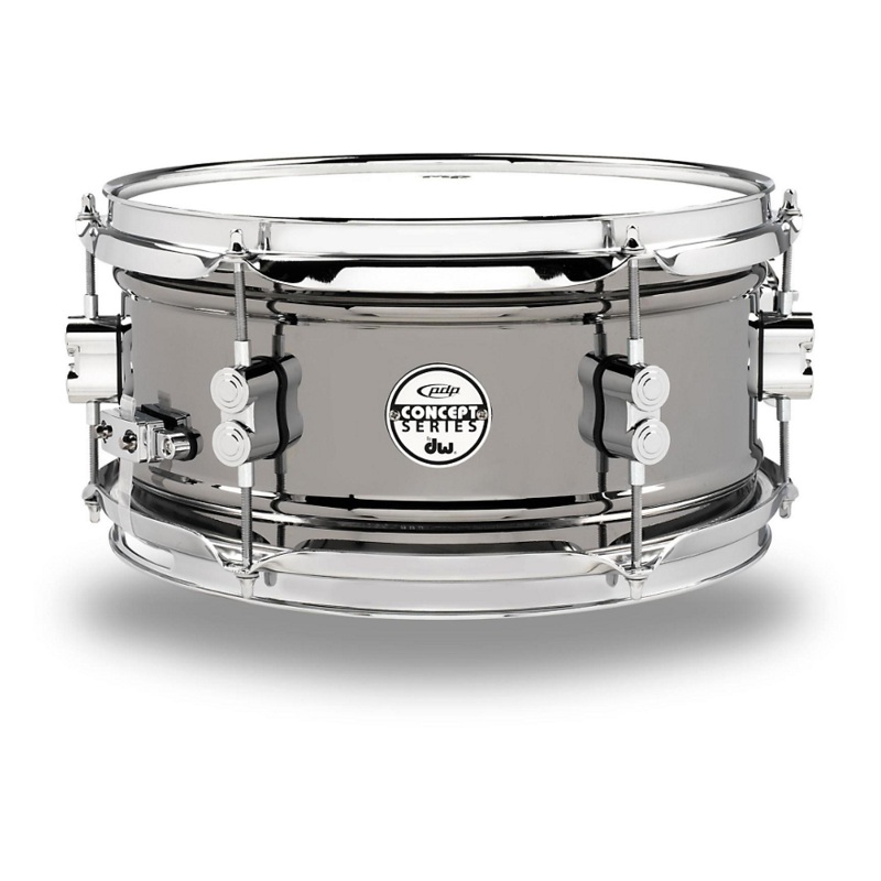 PDP by DW 6 X 12 Concept Black Nickel Over Steel Snare Drum