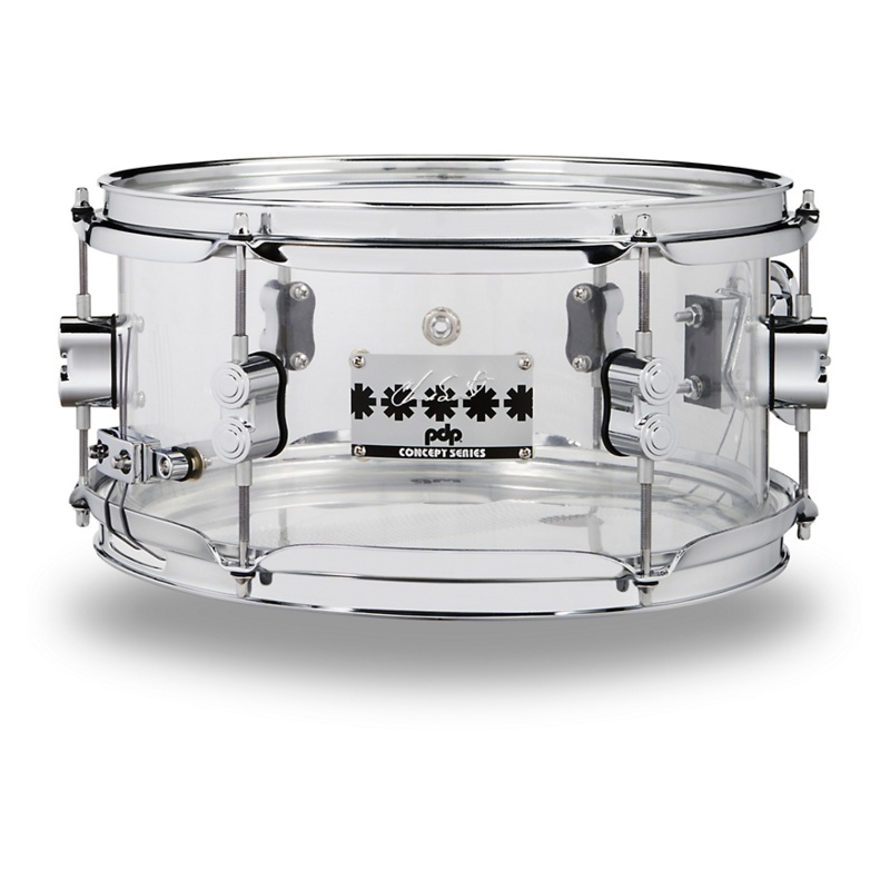 PDP by DW Chad Smith Signature Acrylic Snare Drum 12 x 6 in. Clear