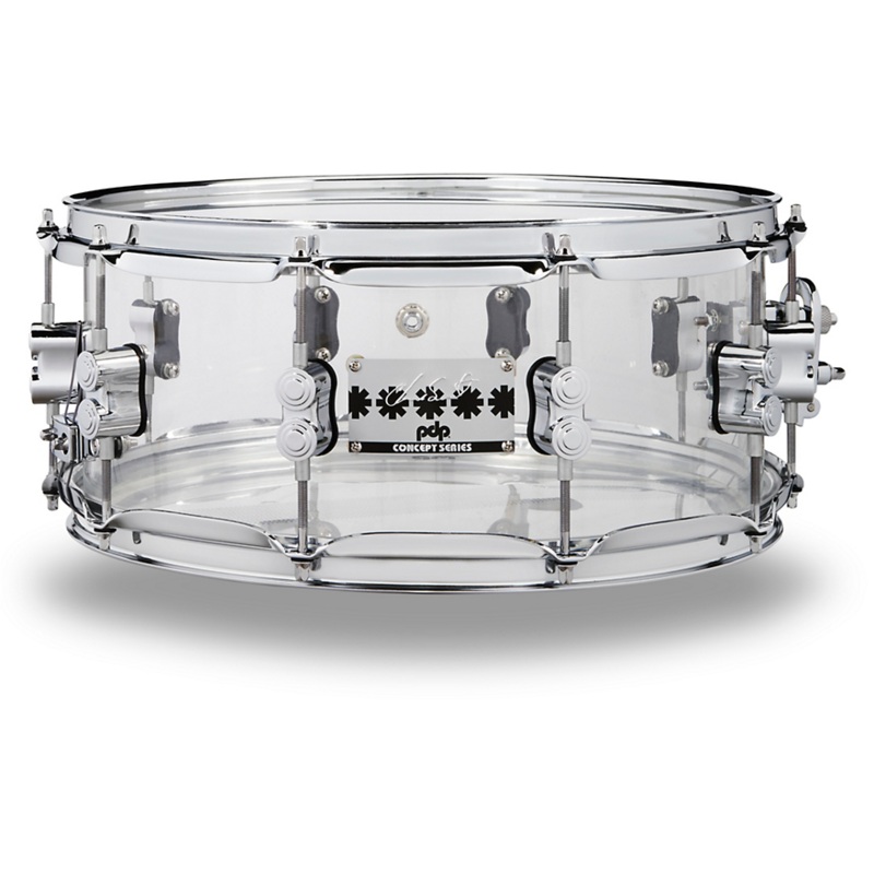 PDP by DW Chad Smith Signature Acrylic Snare Drum 14 x 6 in. Clear