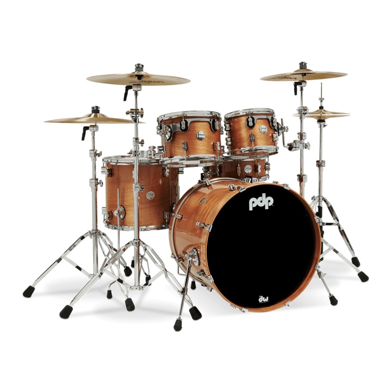 PDP Concept Exotic 5-Pc Maple Shell Pack – Honey Mahogany