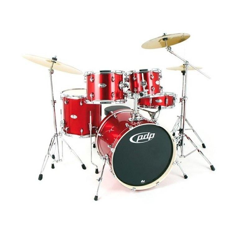 PDP Mainstage 5 Piece Drumset W/800 Series Hardware – Apple Red