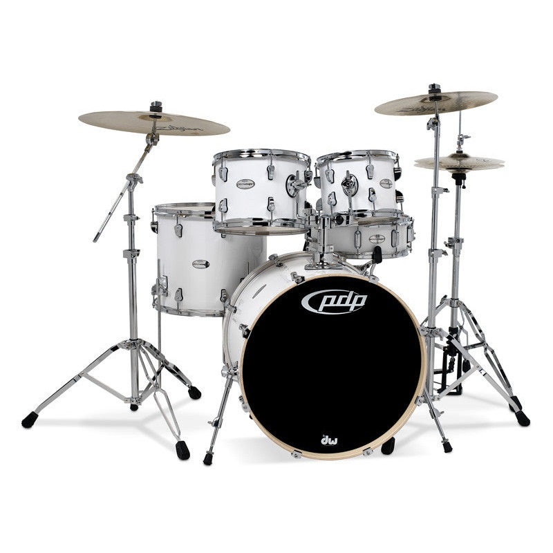 PDP Mainstage 5 Piece Drumset W/800 Series Hardware – White