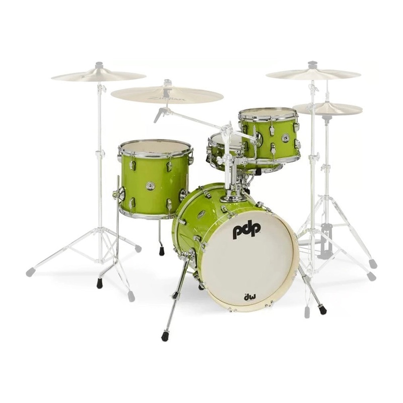 PDP New Yorker 4-piece Shell Pack – Electric Green Sparkle