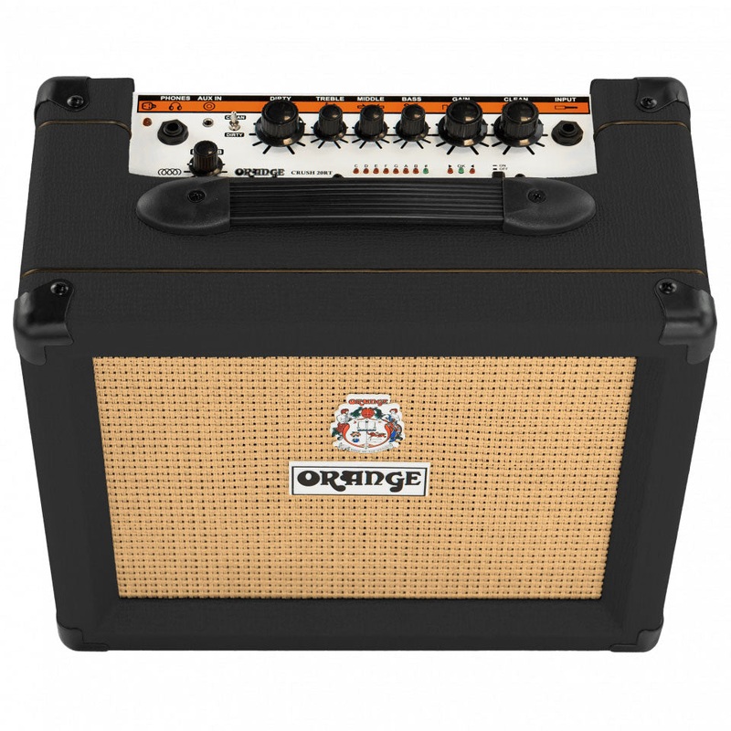 Orange Crush 20RT 1X8 20w 2-Channel Guitar Combo Amplifier – Black