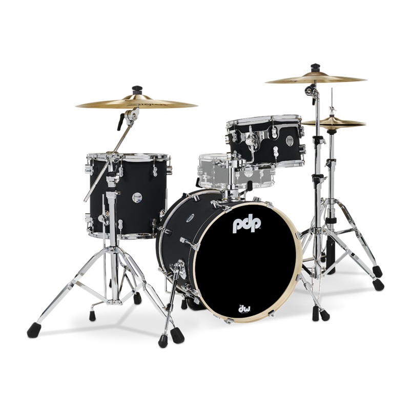 PDP Concept Maple Bop 3-piece Shell Pack – Satin Black