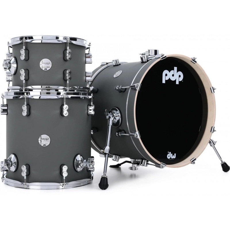 PDP Concept Maple Bop 3-Piece Shell Pack – Satin Pewter
