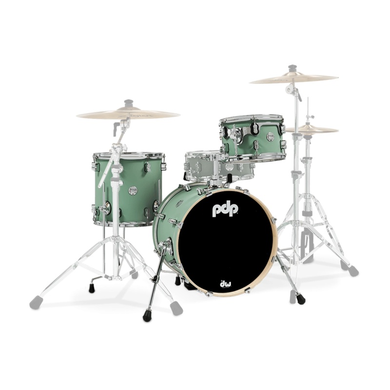 PDP Concept Maple Bop 3-piece Shell Pack – Satin Seafoam