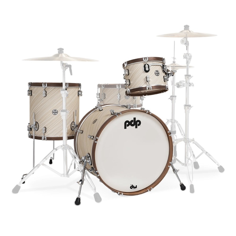 PDP Concept Maple Classic 3-Piece Shell Pack – 12 Tom, 16 Tom Floor Tom & 22 Bass Drum – Limited Edition Twisted Ivory