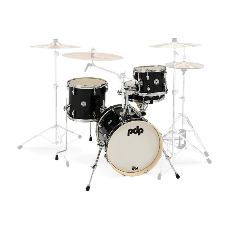 PDP New Yorker 4-Piece Shell Pack – Black Onyx Sparkle