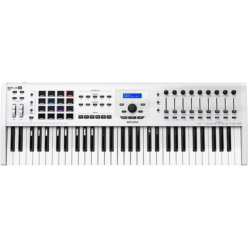 Arturia KeyLab MKII 61 – Professional MIDI Controller and Software – White