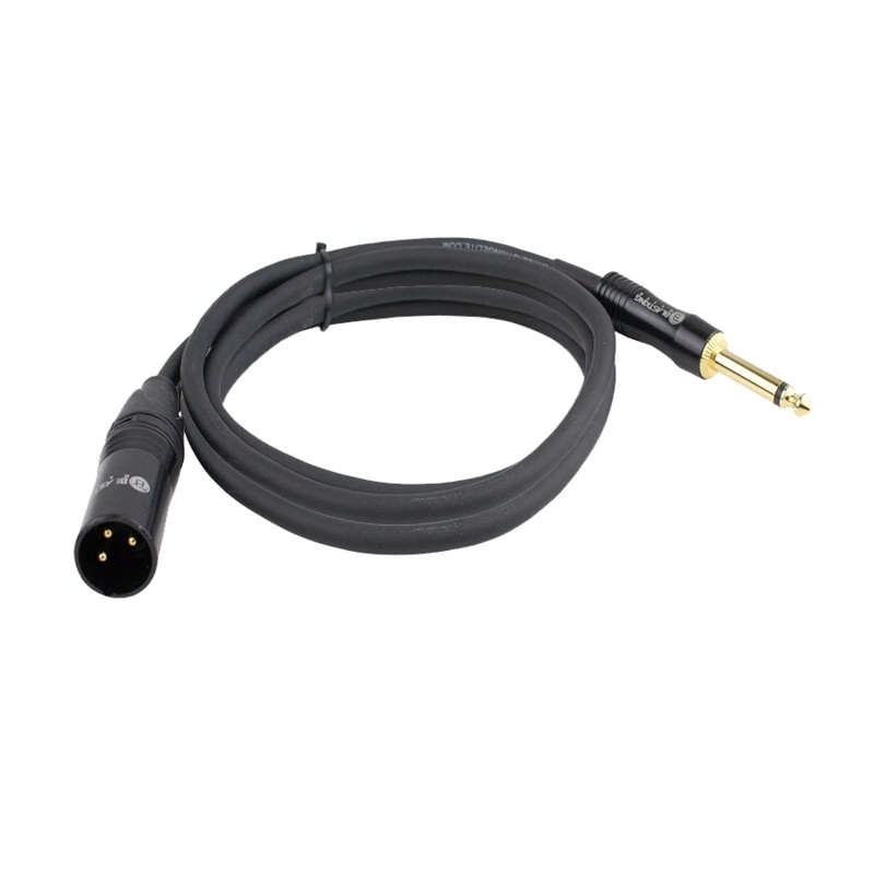 Blastking 25′ XLR Male to 1/4 Cable  CXLRMQU