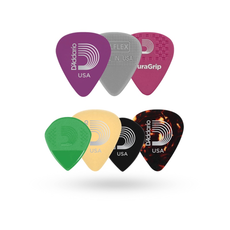 D’Addario  7 Guitar Picks Variety Pack – Heavy