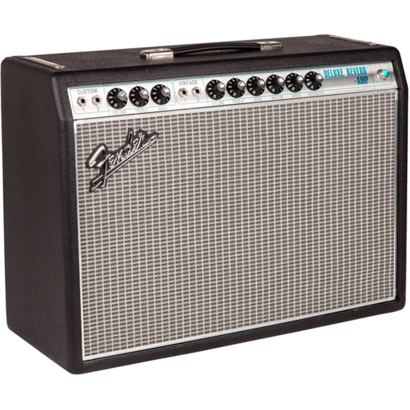 Fender ’68 Custom Deluxe Reverb 1×12 22-Watt Tube Combo Amp – Black