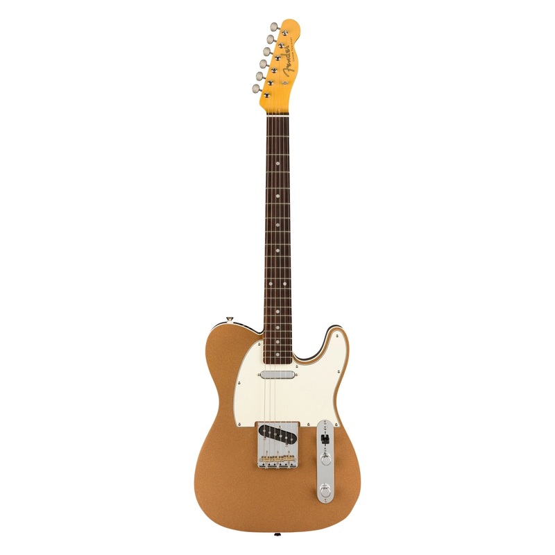 Fender Jv Modified ’60s Custom Telecaster Electric Guitar – Firemist Gold