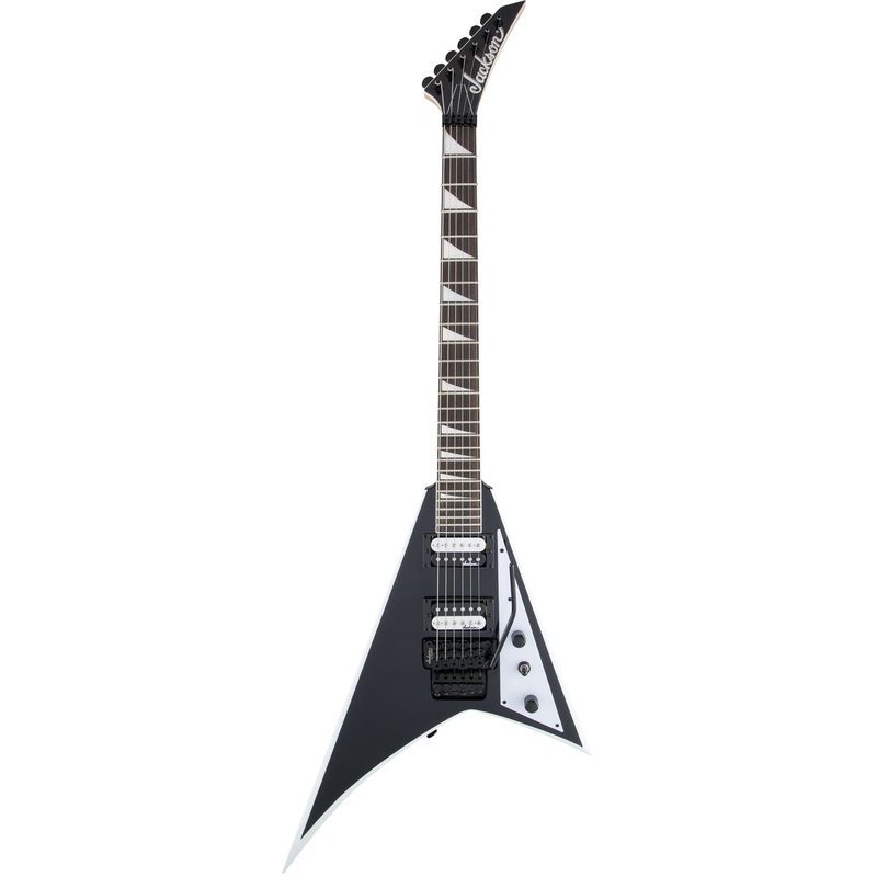 Jackson Rhoads Js32 Electric Guitar – Black With White Bevels
