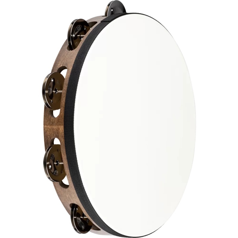 Meinl 10 Double Row Tambourine – Walnut Brown