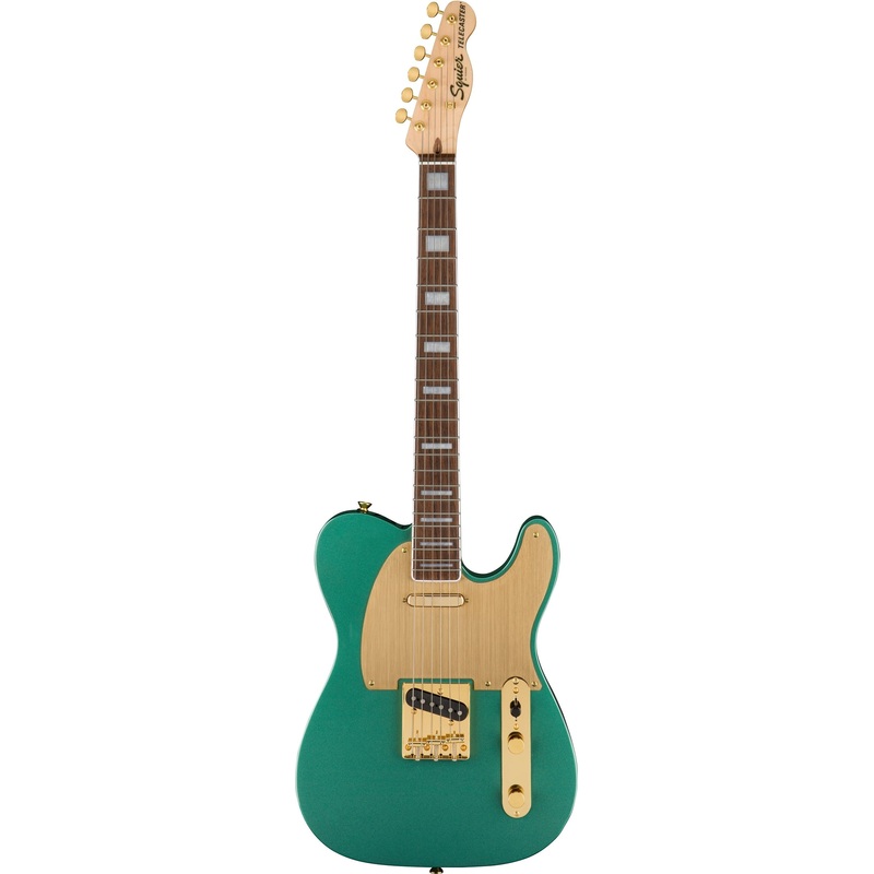 Squier 40th Anniversary Gold Edition Telecaster Electric Guitar – Sherwood Green