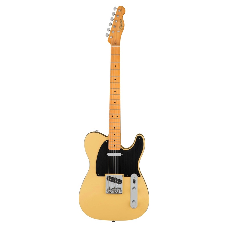 Squier 40th Anniversary Telecaster Vintage Edition Electric Guitar – Satin Vintage Blonde