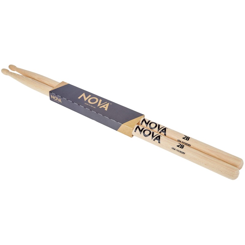 Vic Firth Nova Hickory Wood Tip 2B Drum Sticks