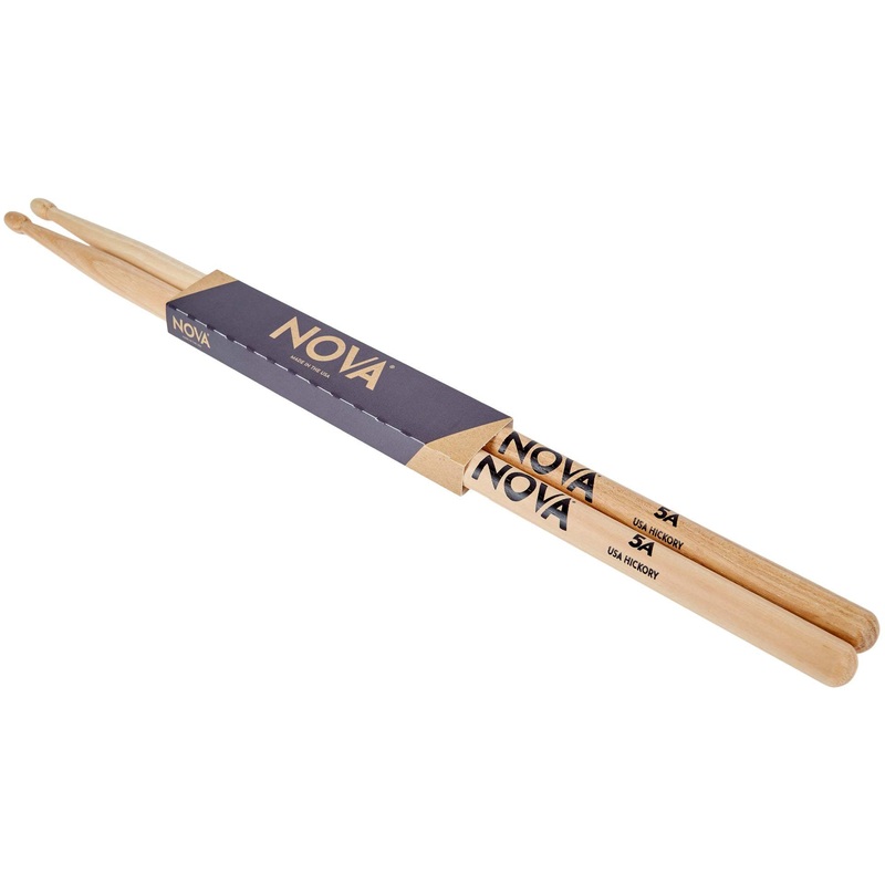 Vic Firth Nova Hickory Wood Tip 5A Drum Sticks
