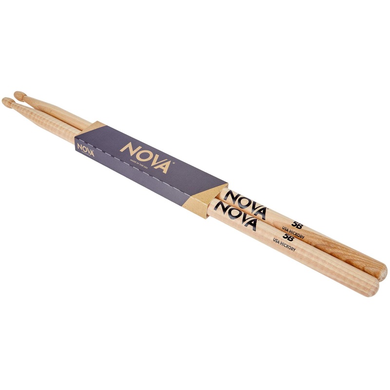 Vic Firth Nova Hickory Wood Tip 5B Drum Sticks